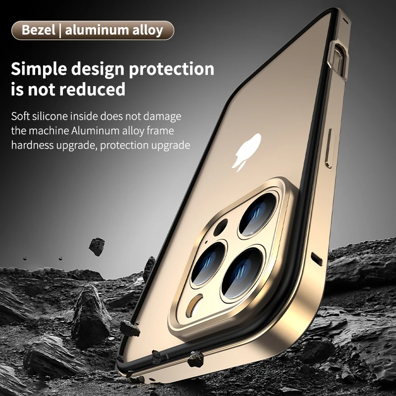 เคสโทรศัพท์กันกระแทกพร้อมกรอบซ - Metal Bumper Aluminum Frame Case บทวิจารณ์และราคา